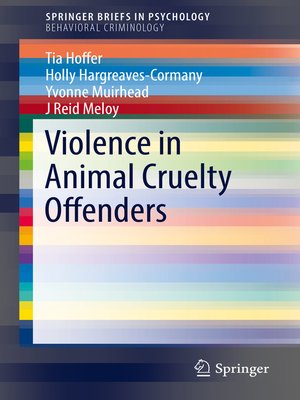 cover image of Violence in Animal Cruelty Offenders